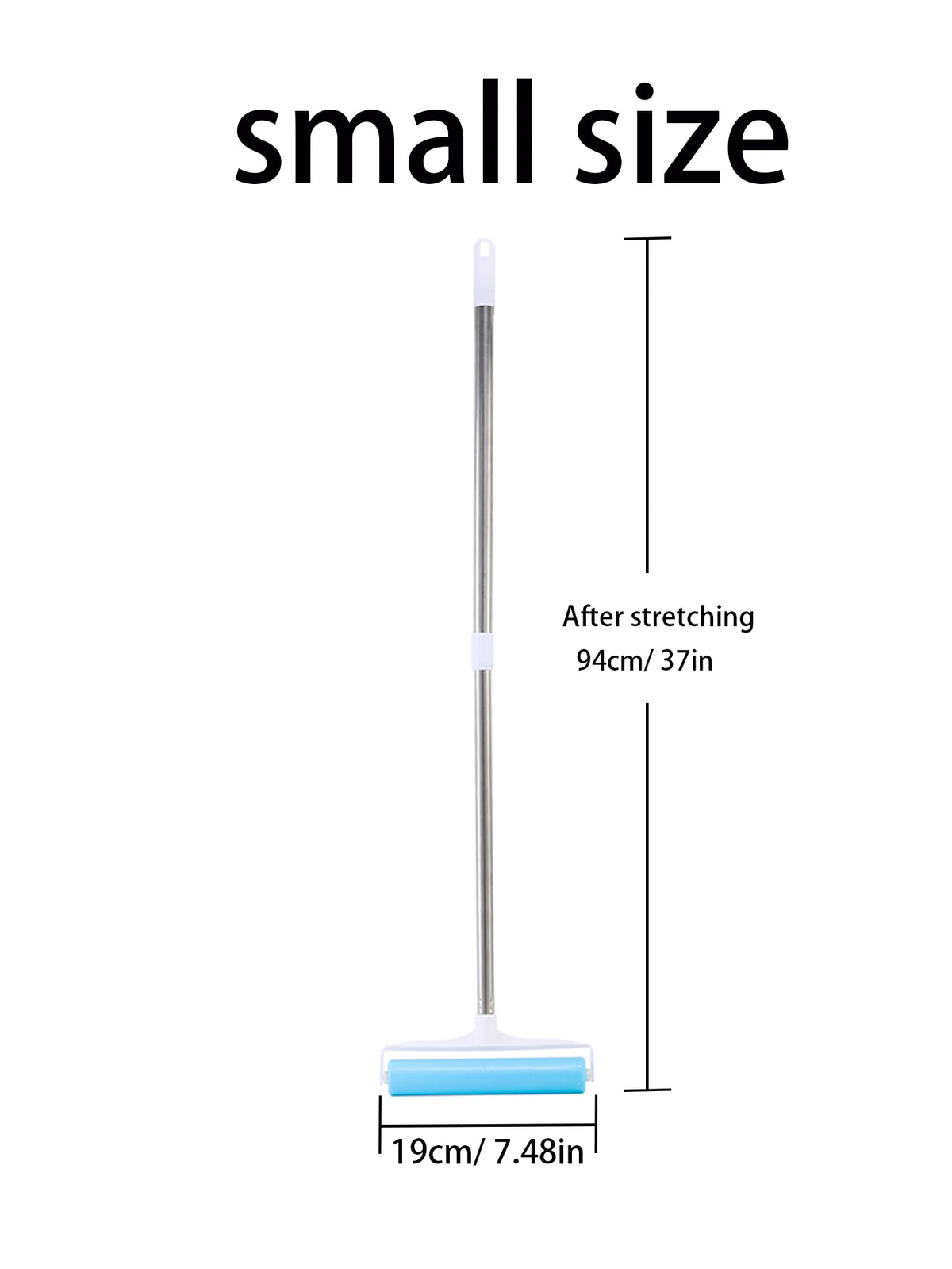 Washable Reusable Hair Sticking Device With Extendable Handle For Sticking Clothes Bed Sheets Dust Pet Flooring Carpet Cleaning