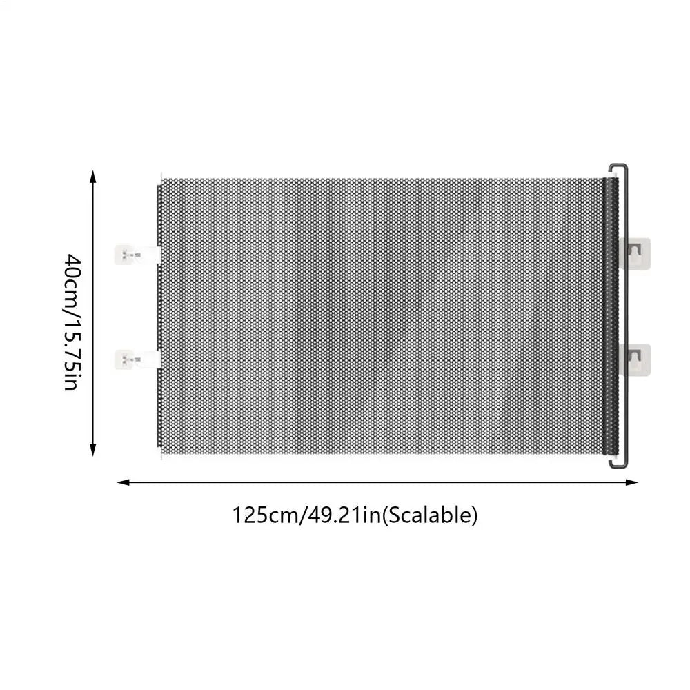 Dog Gate Retractable Cat Safety Barrier Indoor Retractable Stair Barrier No drilling required for Office Doorways Hallway Stairs