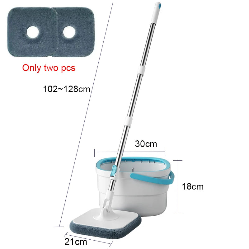 Mops Floor Cleaning Tools Easy to Drain Squeeze Mop Household Cleaning 360° Spin Home Floor Mop Cleaning Brooms