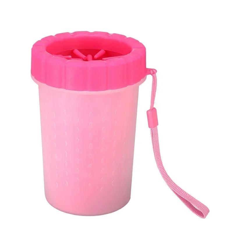 Pet Foot Washing Cup Dog Bath Pet Beauty Cleaning Wipe free Automatic Foot Portable Cat Dirty Paw Cleaning Wash Brush Cup