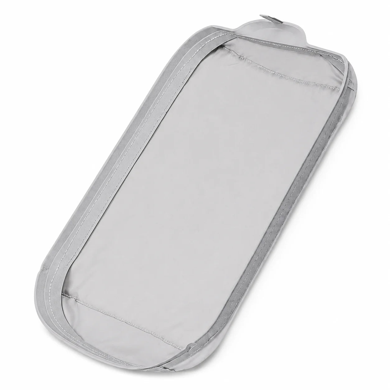 Cumrige 2 Pack Grey Thick Fabric Cat Litter Box Mat Raised Edge Leak‑Proof Urine Resistant Washable Reusable Anti‑Spill Floor Pad Accessory for Automatic Self‑Cleaning Cat Toilet