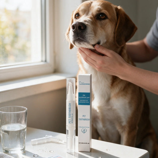 YEGBONG Pet Toothbrush Pen Deep Cleaning Reduce Bad Breath Soothing Gum Healthy Repair Products Gentle Formula Pet Oral Care Pen