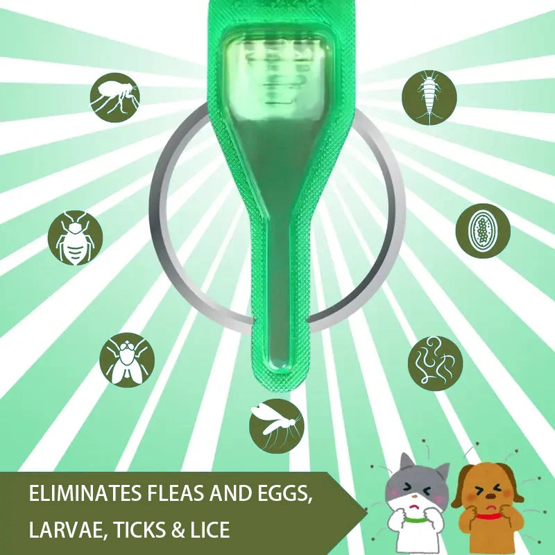 Pet Flea&tick Drops Effectively Repel Fleas Keep Skin Healthy Improve Hair Gloss Anti Skin Itching Pet External Deworming Drops