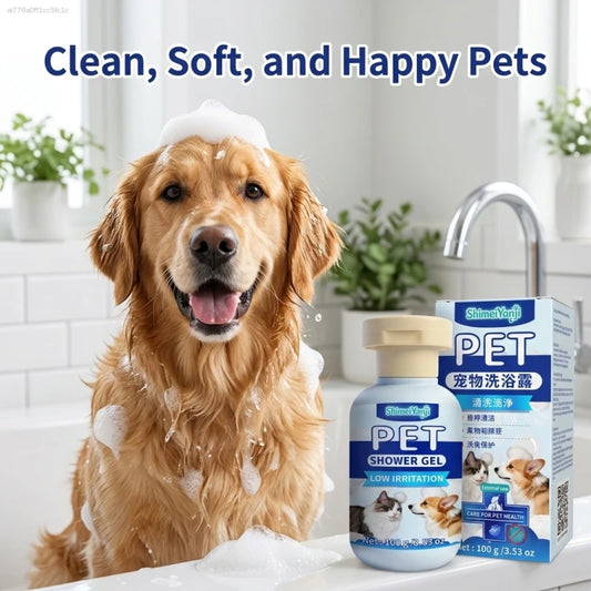 A natural pet shampoo and conditioner designed specifically for cats and dogs; it smooths and moisturizes, leaving the coat soft, glossy, and strong, while imparting a fresh, long-lasting fragrance.