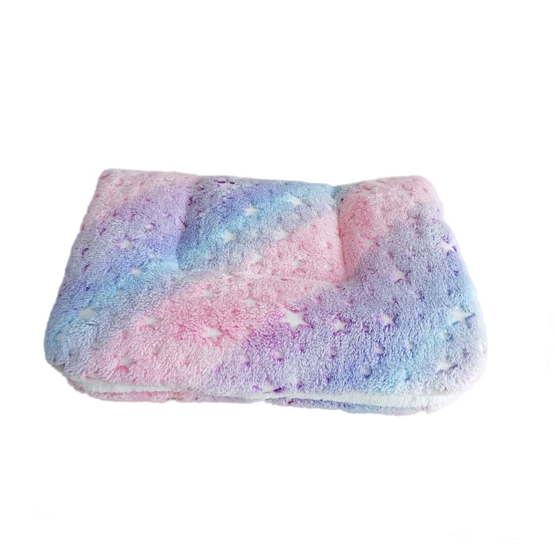 Flannel Pet Pad Dog Bed Thickened Sleeping Pad Dog Blanket Suitable for Chihuahua Labrador Puppy Kitten Small Large Dog