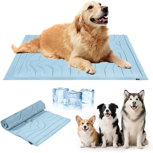 Dog Cooling Mat, 2025 New Washable Portable Pet Cooling Mat Summer Pad for Dogs & Cats, Premium Breathable Cooling Blanket