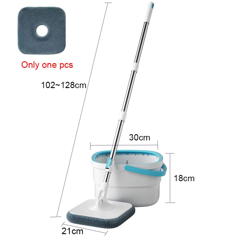 Mops Floor Cleaning Tools Easy to Drain Squeeze Mop Household Cleaning 360° Spin Home Floor Mop Cleaning Brooms