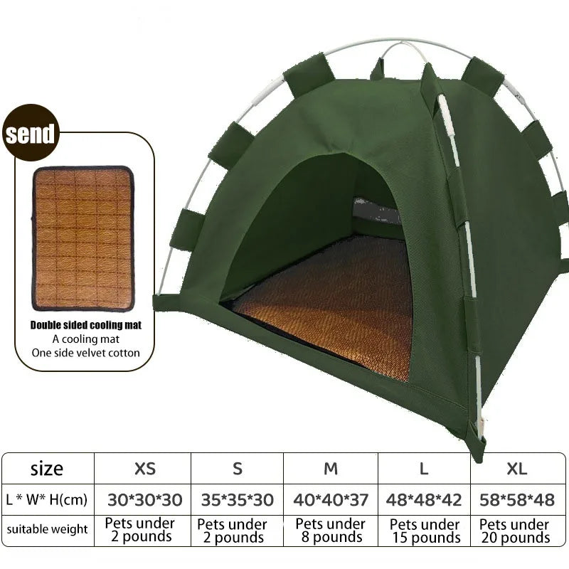 Pet Tent Bed Cats House Supplies Products Accessories Warm Cushions Furniture Sofa Basket Beds Winter Clamshell Kitten Tents