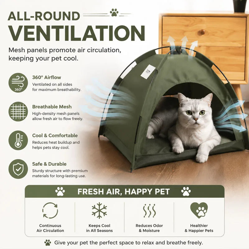 Pet Tent Bed Cats House Supplies Products Accessories Warm Cushions Furniture Sofa Basket Beds Winter Clamshell Kitten Tents