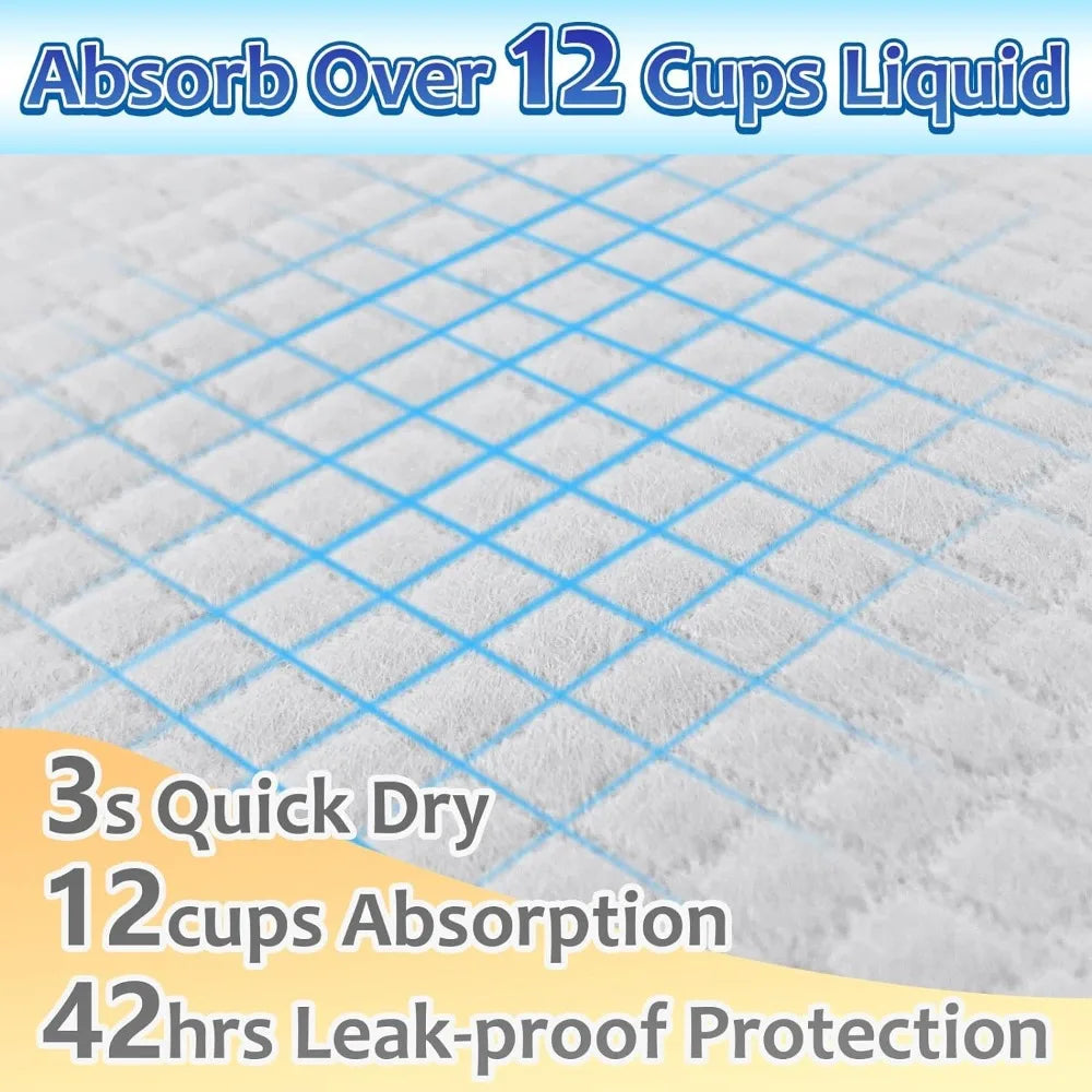 Extra Large 30"x36" Dog Pee Pads, 30 Count Super Absorbent Disposable Urine Bed Pads for Dogs, Thicken XXL Puppy Pads for Indoor Outdoor Use