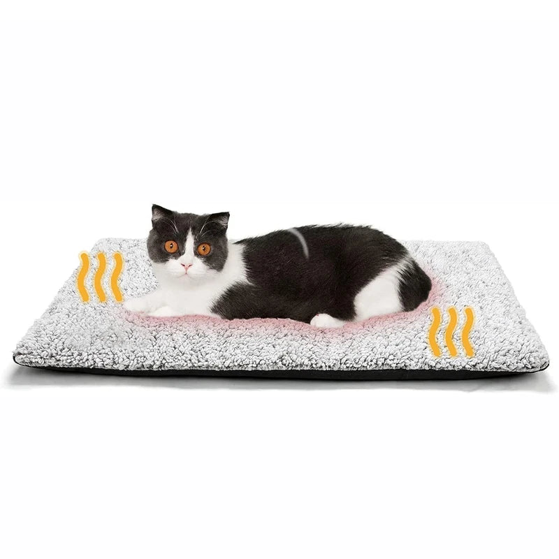 Self-Heating Pet Pads Blanket Puppy Pad Warm Cushion Mat Reflects Bed Cat Warmer Mat Comfortable Pet Sleeping Mat for Cats Dogs