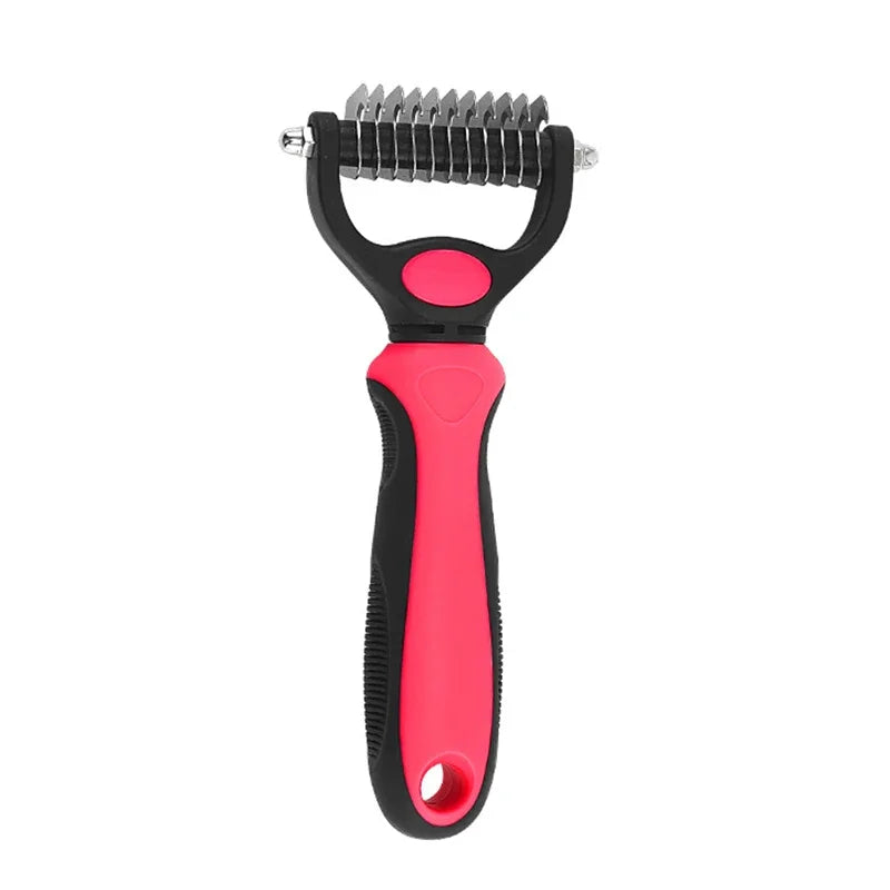 Self-Cleaning Pet Deshedding Brush, One-Click Hair Remover Comb for Cats & Dogs, Professional Grooming Tool for Loose Fur & Undercoat