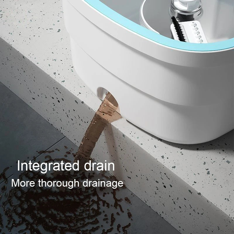 Mops Floor Cleaning Tools Easy to Drain Squeeze Mop Household Cleaning 360° Spin Home Floor Mop Cleaning Brooms