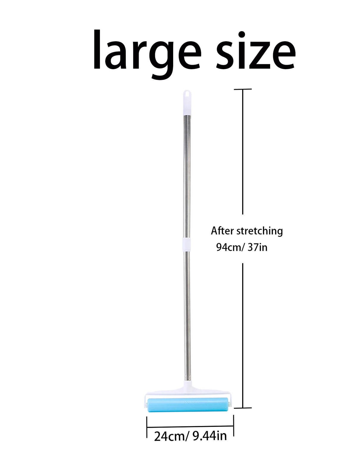 Washable Reusable Hair Sticking Device With Extendable Handle For Sticking Clothes Bed Sheets Dust Pet Flooring Carpet Cleaning
