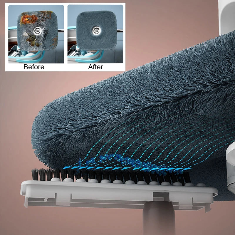 Mops Floor Cleaning Tools Easy to Drain Squeeze Mop Household Cleaning 360° Spin Home Floor Mop Cleaning Brooms