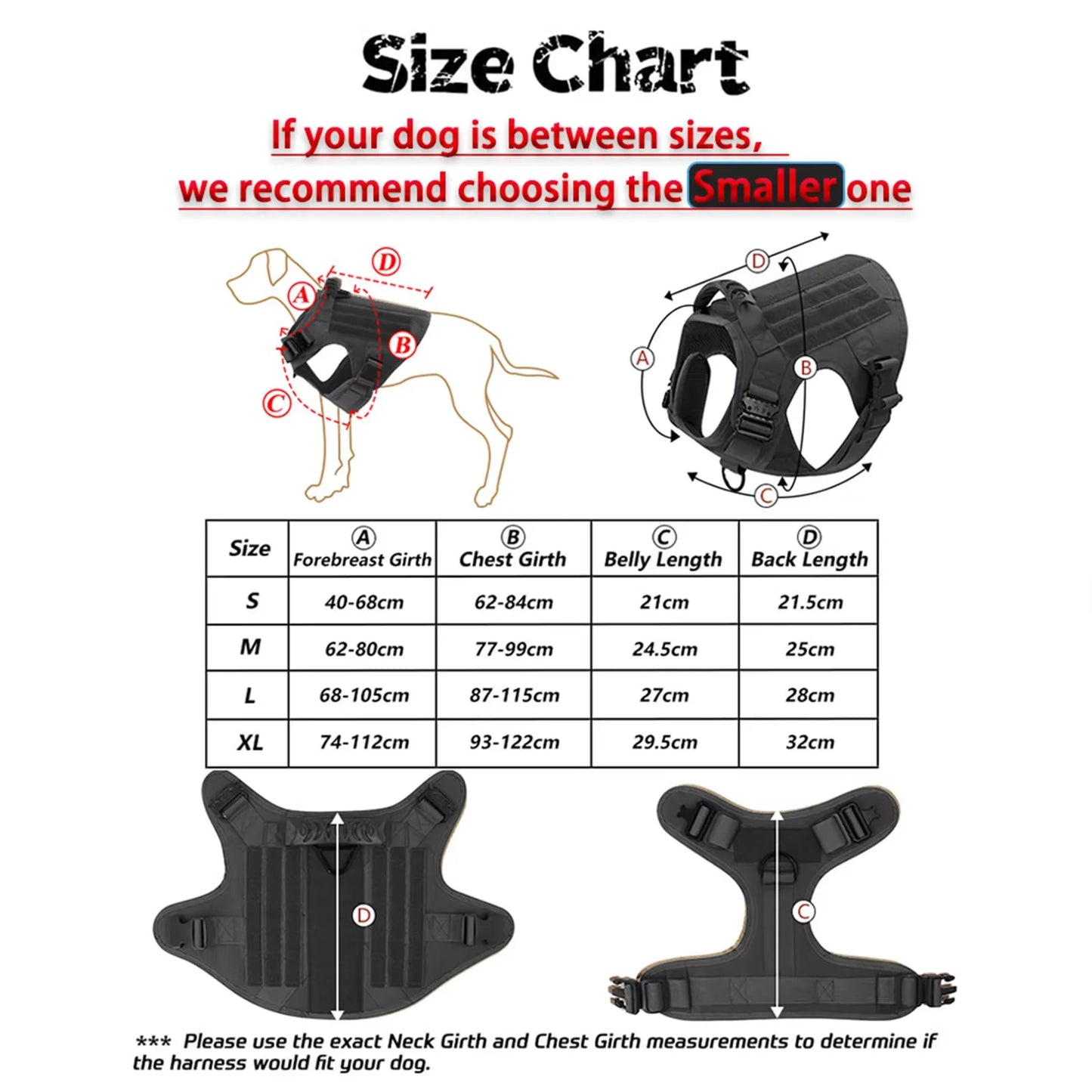 Tactical Dog Harness With Leash 12pcs Patches and Sunglasses For Medium Large Dogs Adjustable Vest  For Outdoor Walking Training