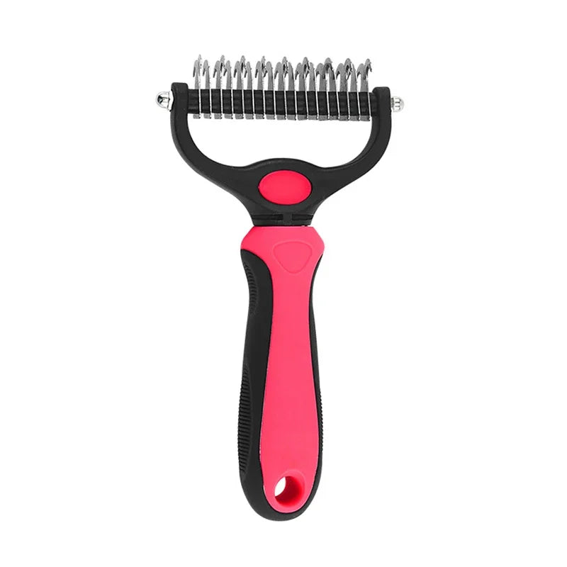 Self-Cleaning Pet Deshedding Brush, One-Click Hair Remover Comb for Cats & Dogs, Professional Grooming Tool for Loose Fur & Undercoat