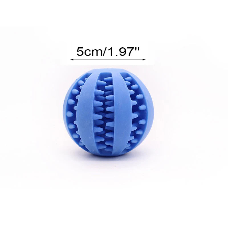 Soft Pet Dog Toys Toy Funny Interactive Elasticity Ball Dog Chew Toy For Dog Tooth Clean Ball Food Extra-tough Rubber Ball Dog
