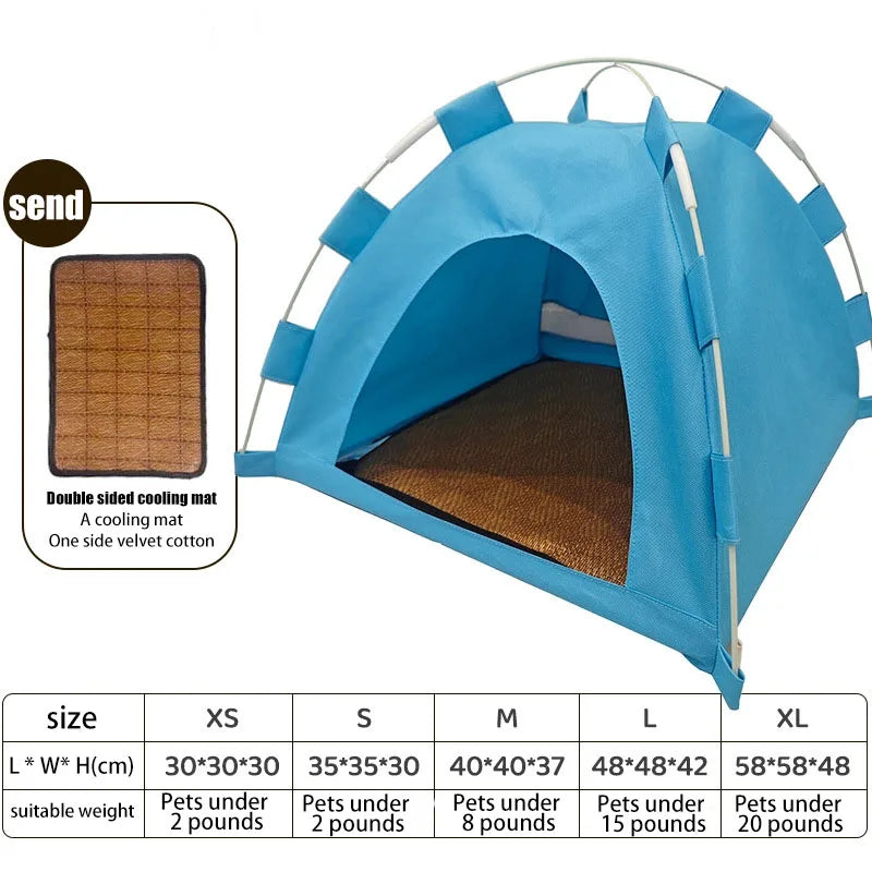 Pet Tent Bed Cats House Supplies Products Accessories Warm Cushions Furniture Sofa Basket Beds Winter Clamshell Kitten Tents