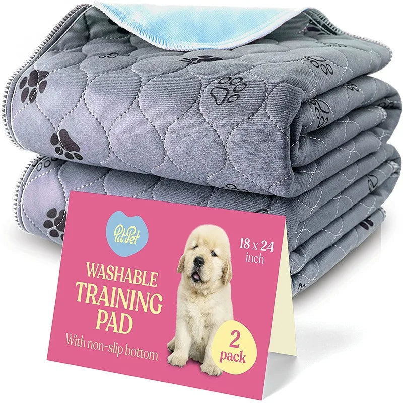Dog Urine Pads Washable Reusable Anti Slip Pet Pee Pad Puppy Training Pad Pet Bed Urine Mat for Car Seat Cover