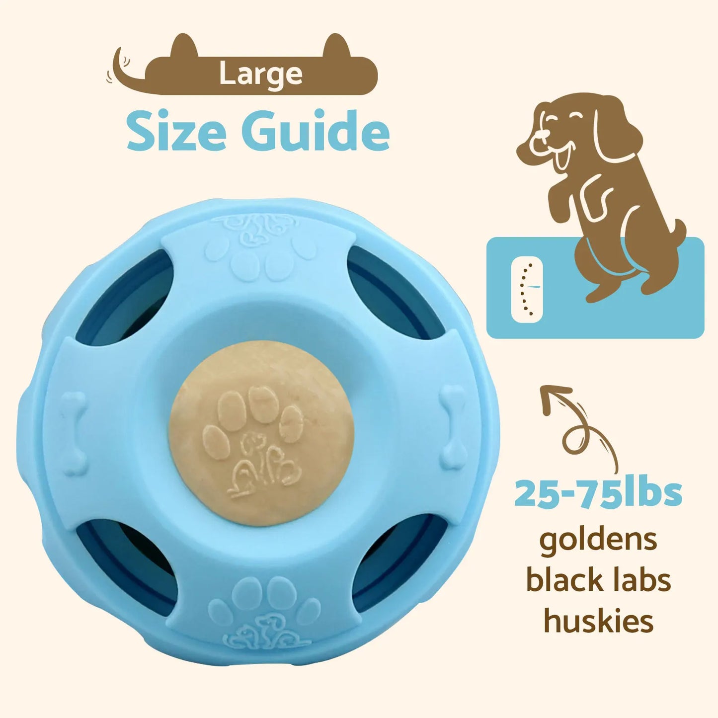 Party Popsicle and Treat Tray, Silicone Long-Lasting Interactive Dog Toys, Frozen Treat Dispensing, Keep Your Pup Busy, Compatible with Woof Pupsicle Chicken Refill Pops, for Dogs 24-70 lbs