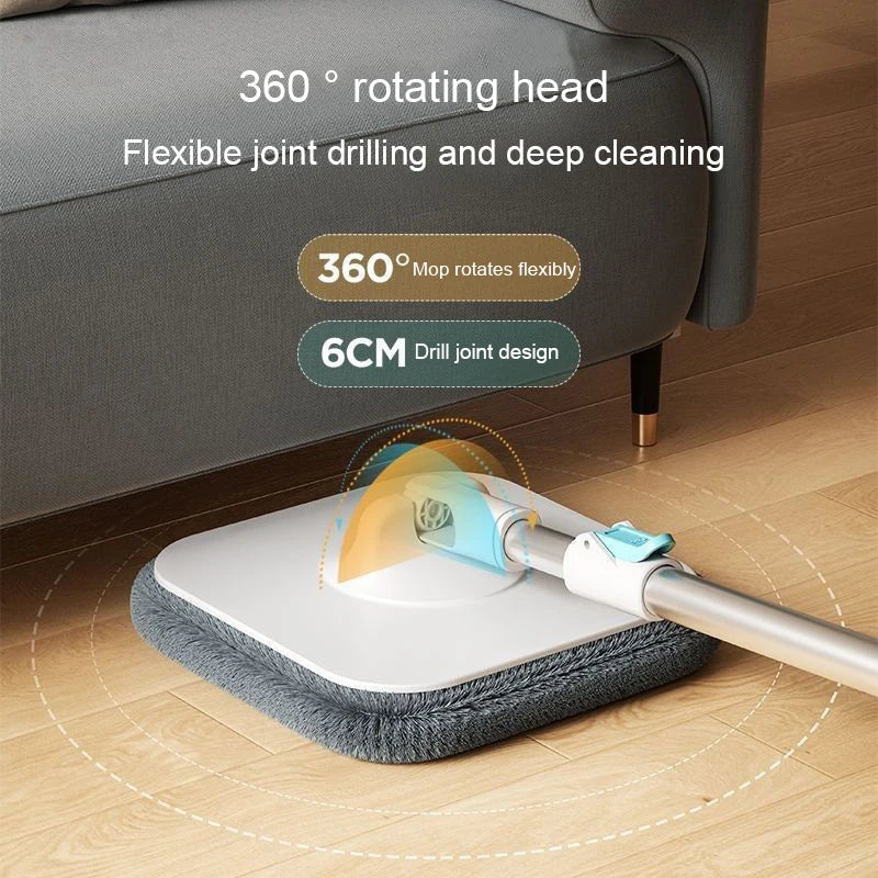 Mops Floor Cleaning Tools Easy to Drain Squeeze Mop Household Cleaning 360° Spin Home Floor Mop Cleaning Brooms