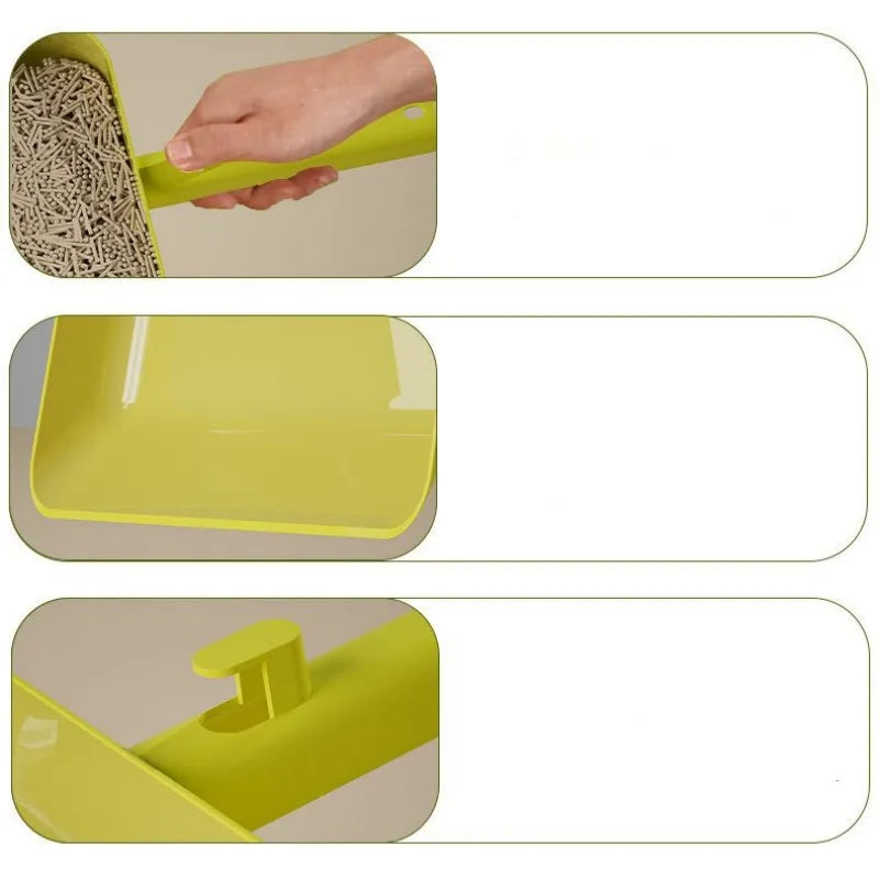 Cat Litter Scoop Hangingable Cat Sand Shovel Oversized Litter Scoops for Cats Toilet Cleaning Tool Cats Sand Shovel Pet Supplies