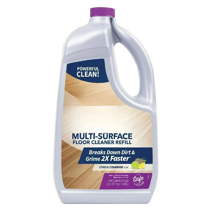 Multi-Surface Floor Cleaner, Citrus and Cedarwood Scent, 64 Ounces