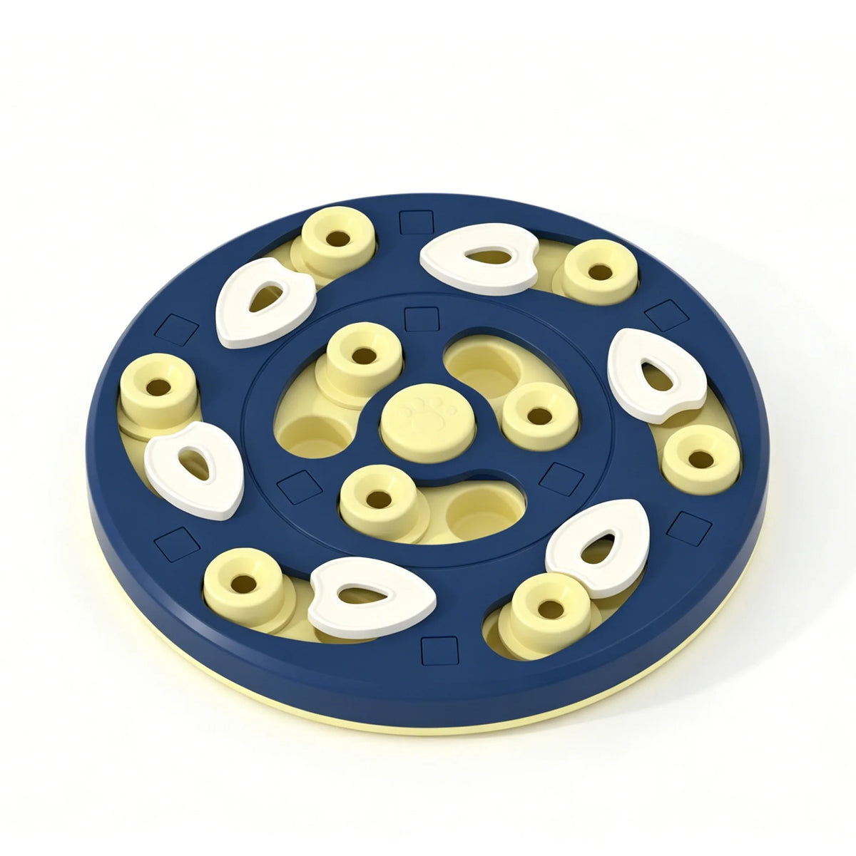 Interactive Cat Slow Feeder Puzzle Maze Toy, Anti-Choke Pet Treat Dispenser Bowl for Kitten Small Dog, Food Grade Interactive