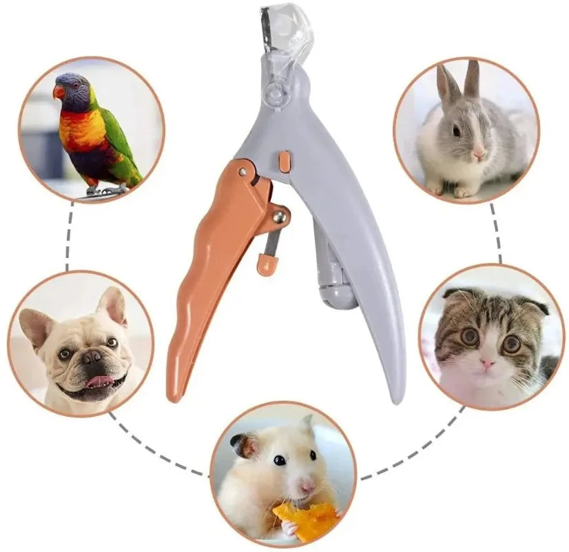 Pet Nail Clippers With LED Light Cat Dog Paw Trimmer Pet Grooming Claw Care Tool For Pet Nail Trimming