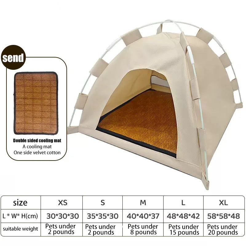 Pet Tent Bed Cats House Supplies Products Accessories Warm Cushions Furniture Sofa Basket Beds Winter Clamshell Kitten Tents