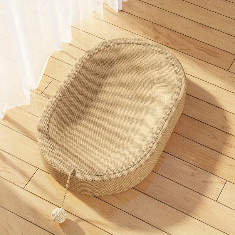 Universal Cat Scratching Board Bed - Durable Sisal Multi-Functional Toy Ball Set, All-Season Indoor/Outdoor Cat Furniture