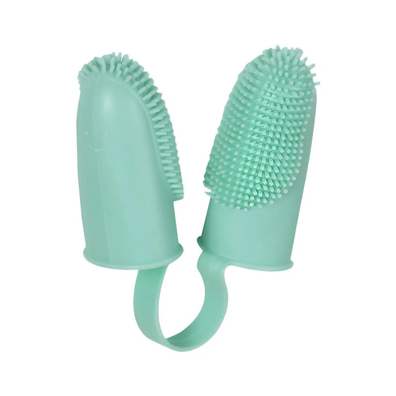 Finger Cover Pet Toothbrush Oral Cleaning Dog Toothbrush Flexible Durable Finger Toothbrush Pet Cleaning and Beauty Accessories