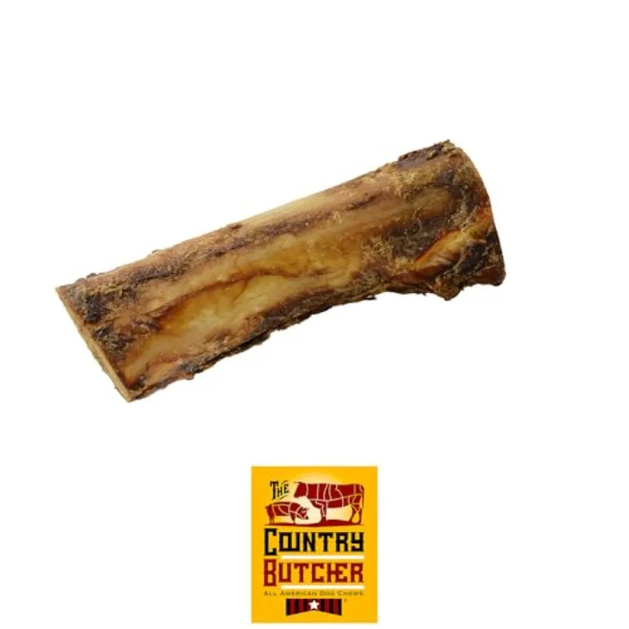 7" Beef Marrow Dog Bones for Aggressive Chewers Large Breed Dog Treat Natural Tough Chew Toy Made in The USA 6 Count