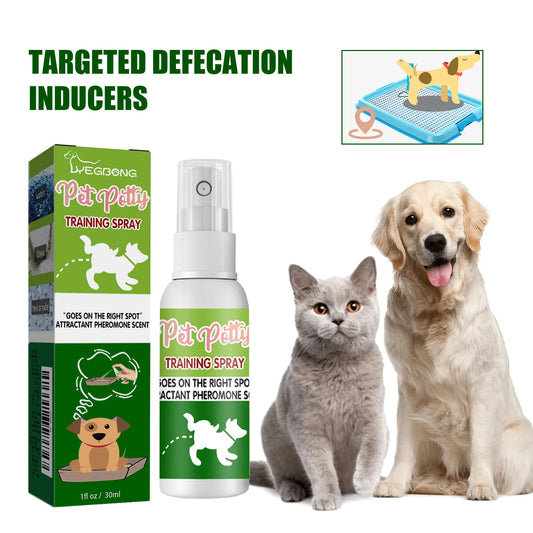30ml Pet Toilet Training Spray for Potty Positioning Dog Cat Litter Box Inducer Urine Feces Positioning Trainer Safe Effective