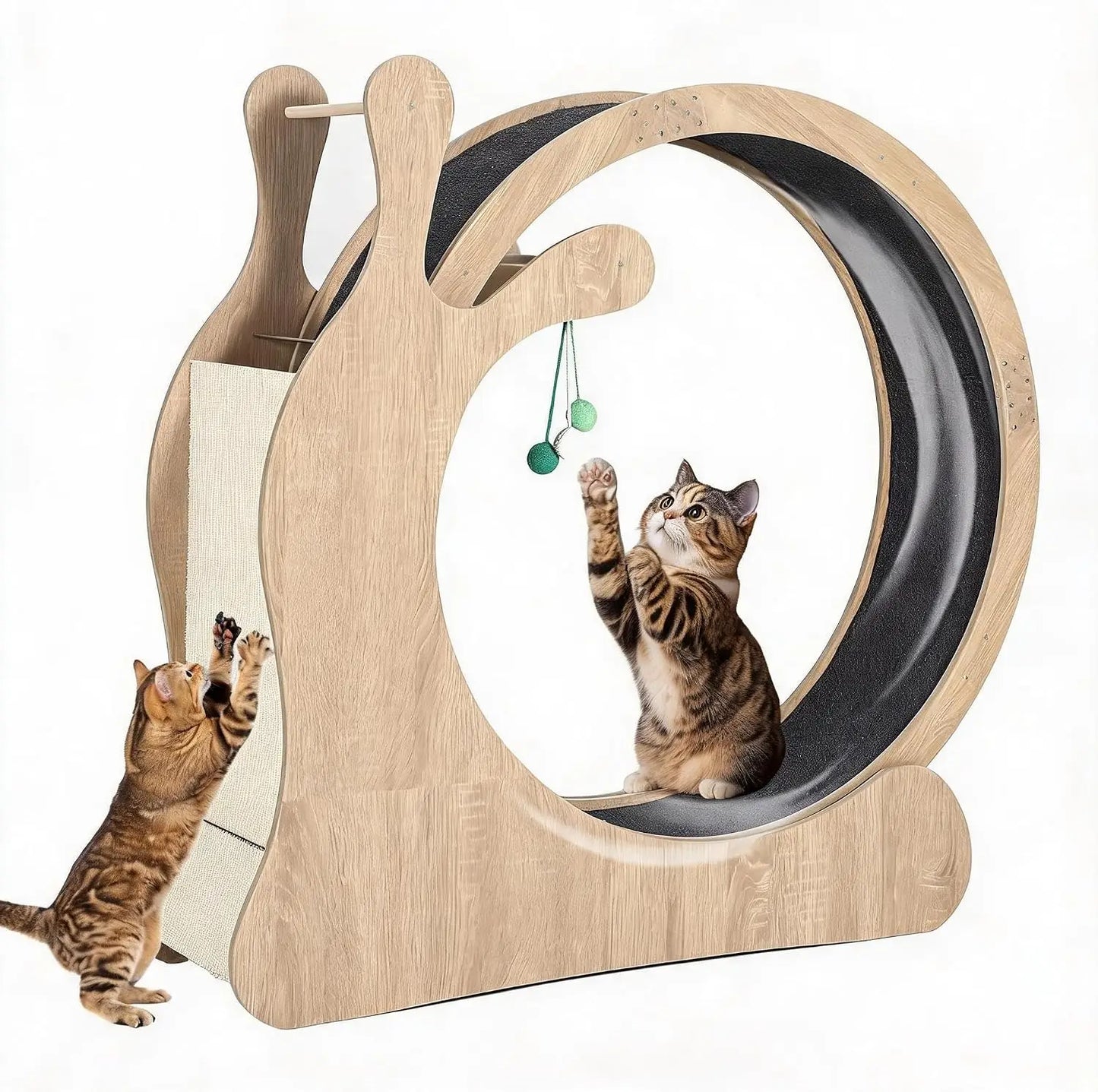 6 in 1 Cat Treadmill Running Wheel for Indoor Large Pet Supplies Anti Pinch Foot Exercise Fitness Roller Cat Climbing Frame